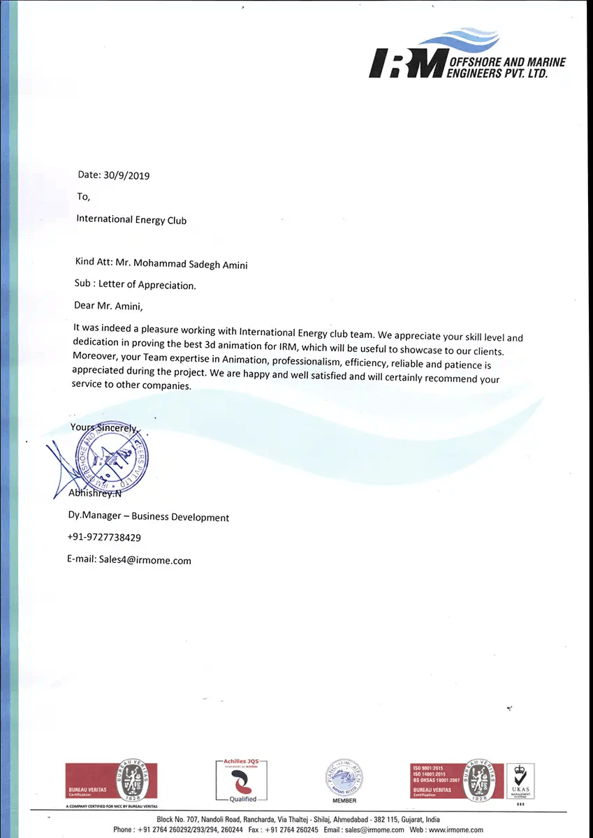 irm india satisfaction letter 1 2