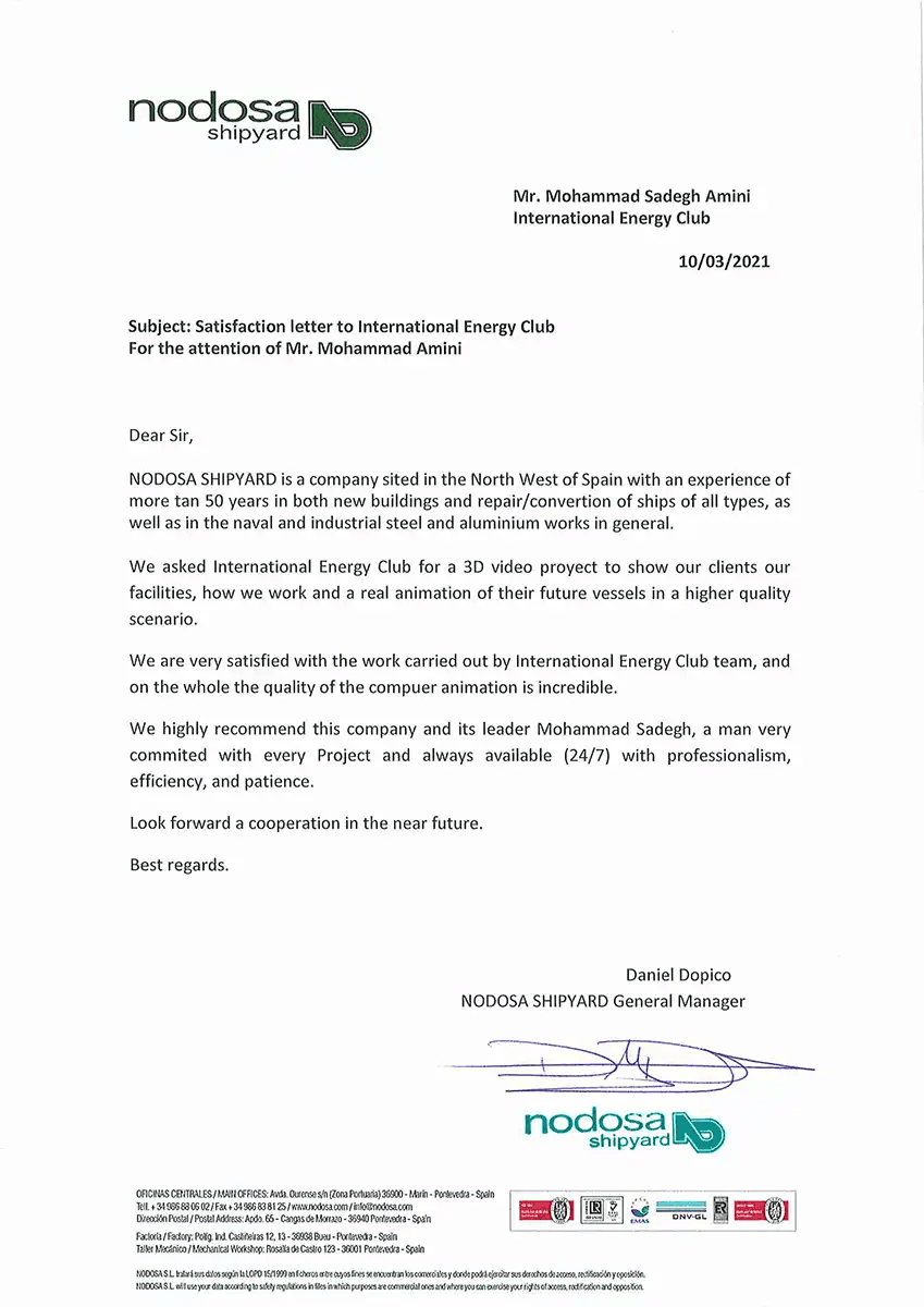 nodosa shipyard satisfaction letter 1 1