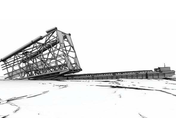 offshore jacket structure sketch2