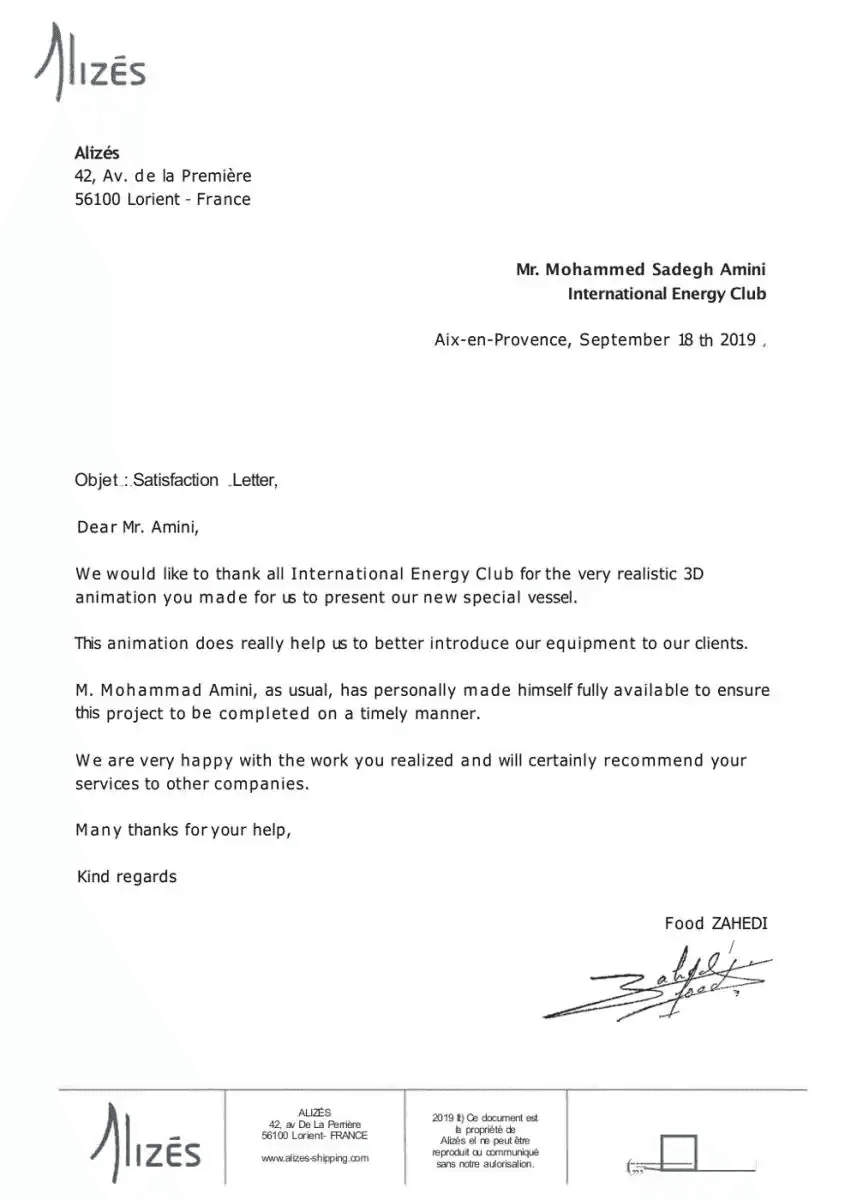 satisfactions letter 6535 2