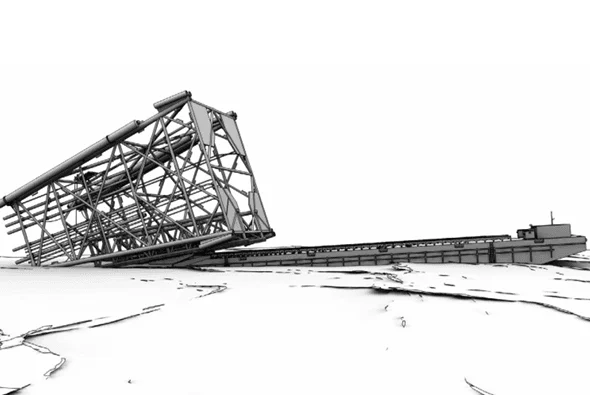 offshore jacket installation