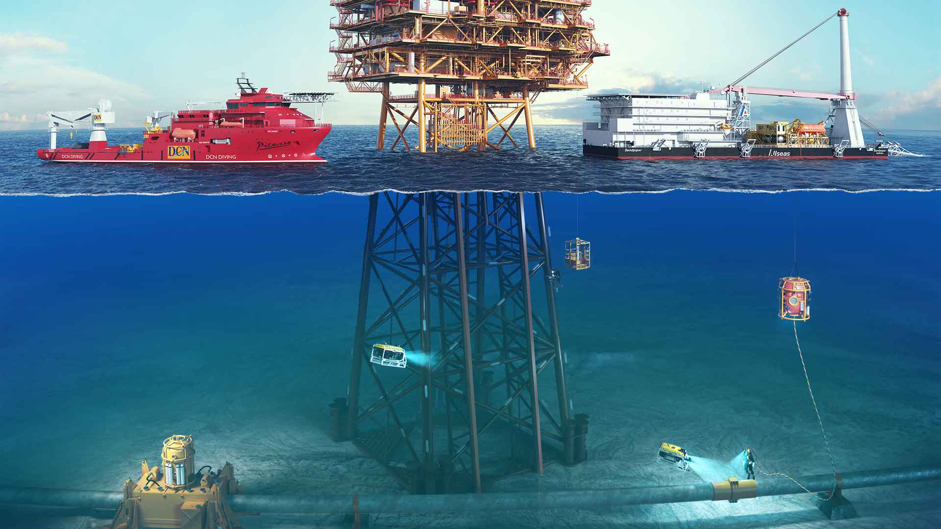 Commercial Diving Animations | Offshore Animation